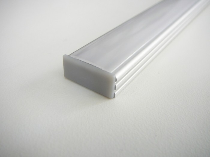 Koncovka LED profilu N2 plastová Varianta: Plná