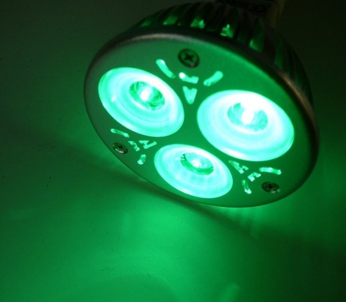 Barevná LED žárovka GU10 Varianta: Zelená