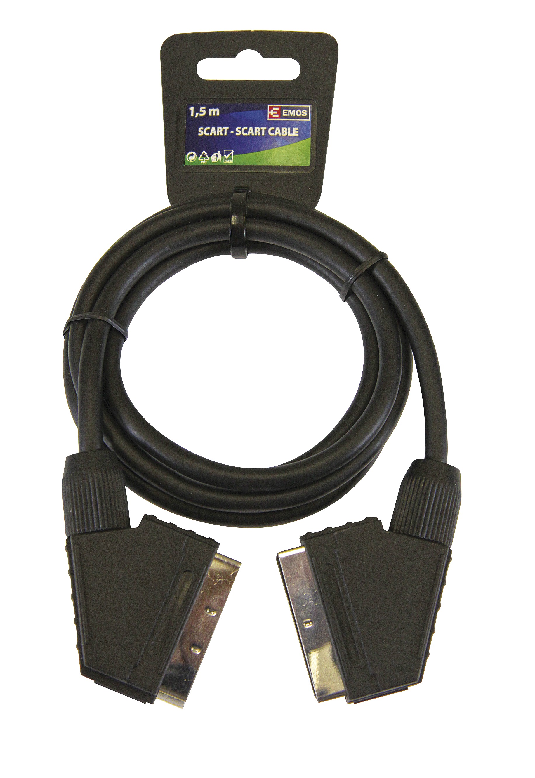 AV kabel SCART - SCART 1,5 m Emos SL2001