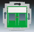 Kryt zásuvky komunikační - zelená 5014H-A01018 67