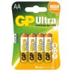 3924 alkalicka baterie gp ultra lr6 aa 4 ks