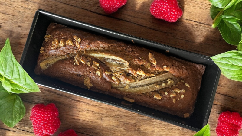 Malinový Banana Bread🍌