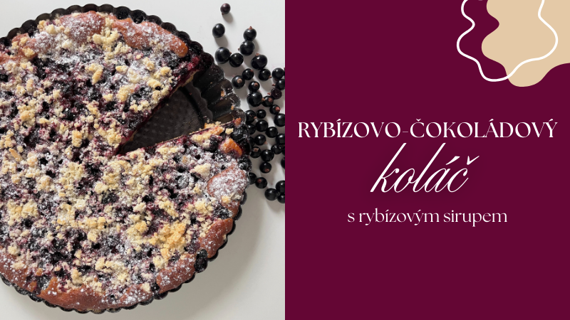 Rybízovo-čokoládový koláč🍫