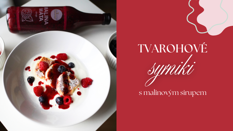 Tvarohové syrniki s malinovým sirupem🥞