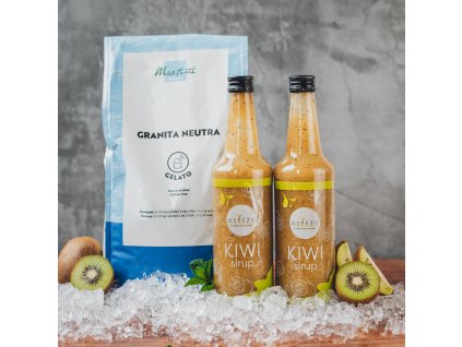 Set na výrobu ledové tříště z kiwi