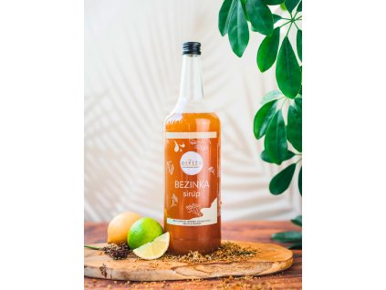 Bezový sirup bez přidaných barviv a aromat