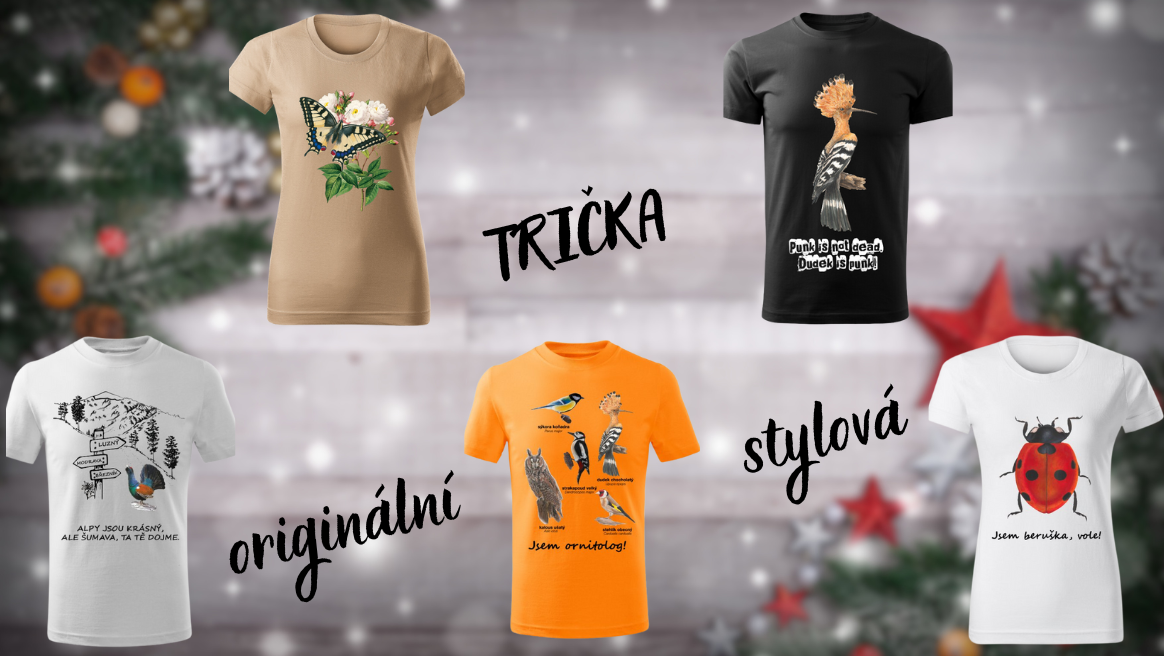 Vánoční banner trika