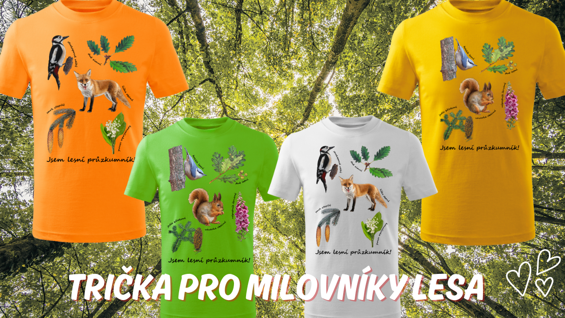 trička lesní průzkumník