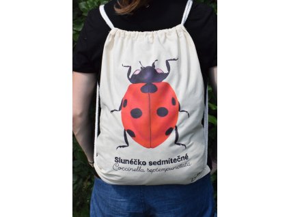 Vak na záda s broukem - slunéčko sedmitečné