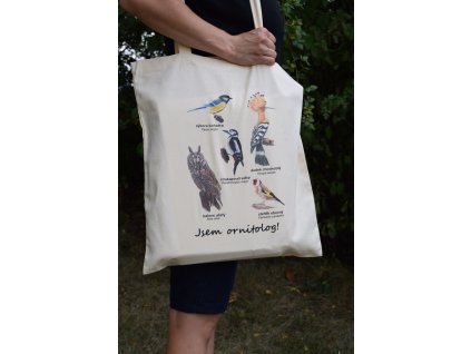 Bavlněná nákupní taška - Jsem ornitolog!