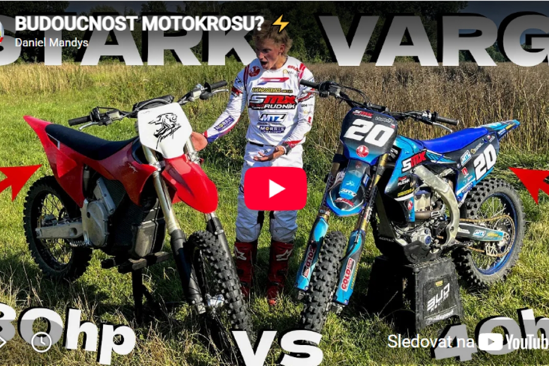 Mladý MX střelec osedlal naši elektromotorku Stark Varg