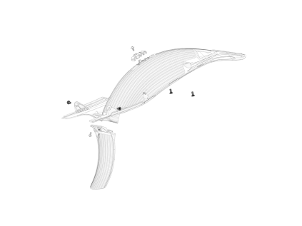 STD SC 0004 LOWER REAR FENDER