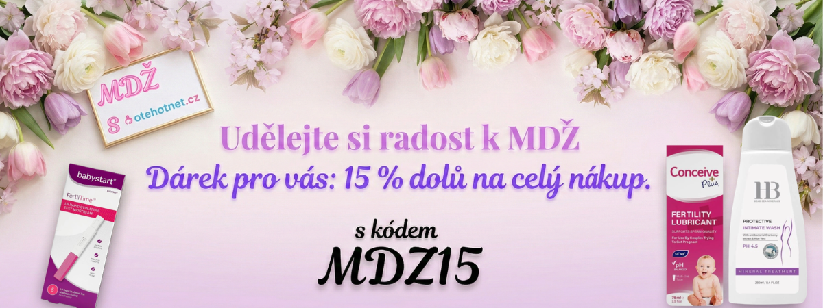 MDŽ, získejte 15% slevu s kódem mdz15