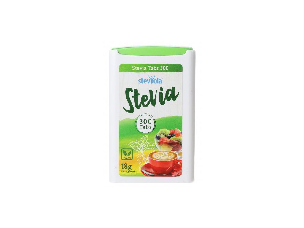 Steviola - Stévia tablety v dávkovači 300 tbl.