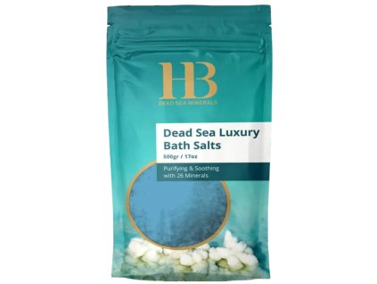 H&B Dead Sea Minerals Luxusní sůl do koupele Levandule 500 g