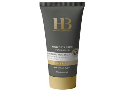 H&B Dead Sea Minerals Detoxikační pleťová bahenní maska s minerály Mrtvého moře 150 ml