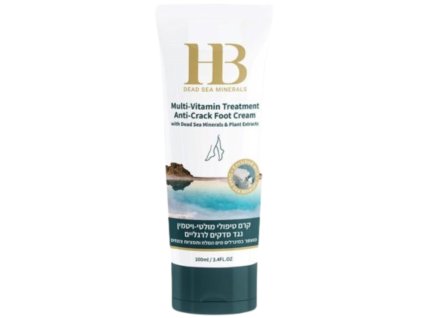 H&B Dead Sea Minerals Regenerační krém na popraskané paty 100 ml