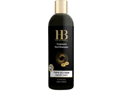 HB Dead Sea Minerals – Bahenní šampon pro vlasy a pokožku hlavy 400ml