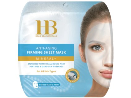 H&B Dead Sea Minerals Zpevňující pleťová maska s peptidy a kyselinu hyaluronovou 18 ml