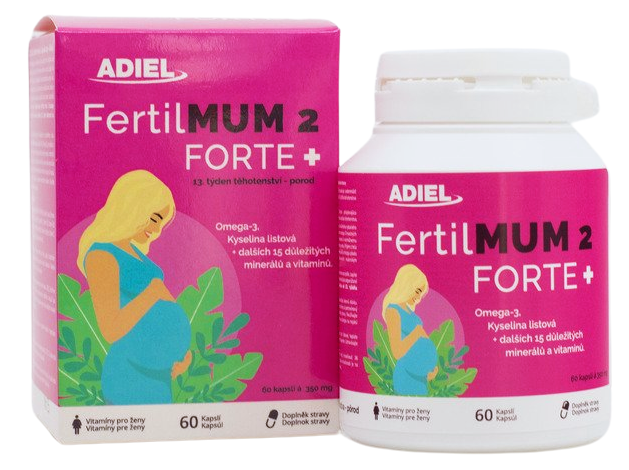 ADIEL FertilMum forte 2, 60 kapslí