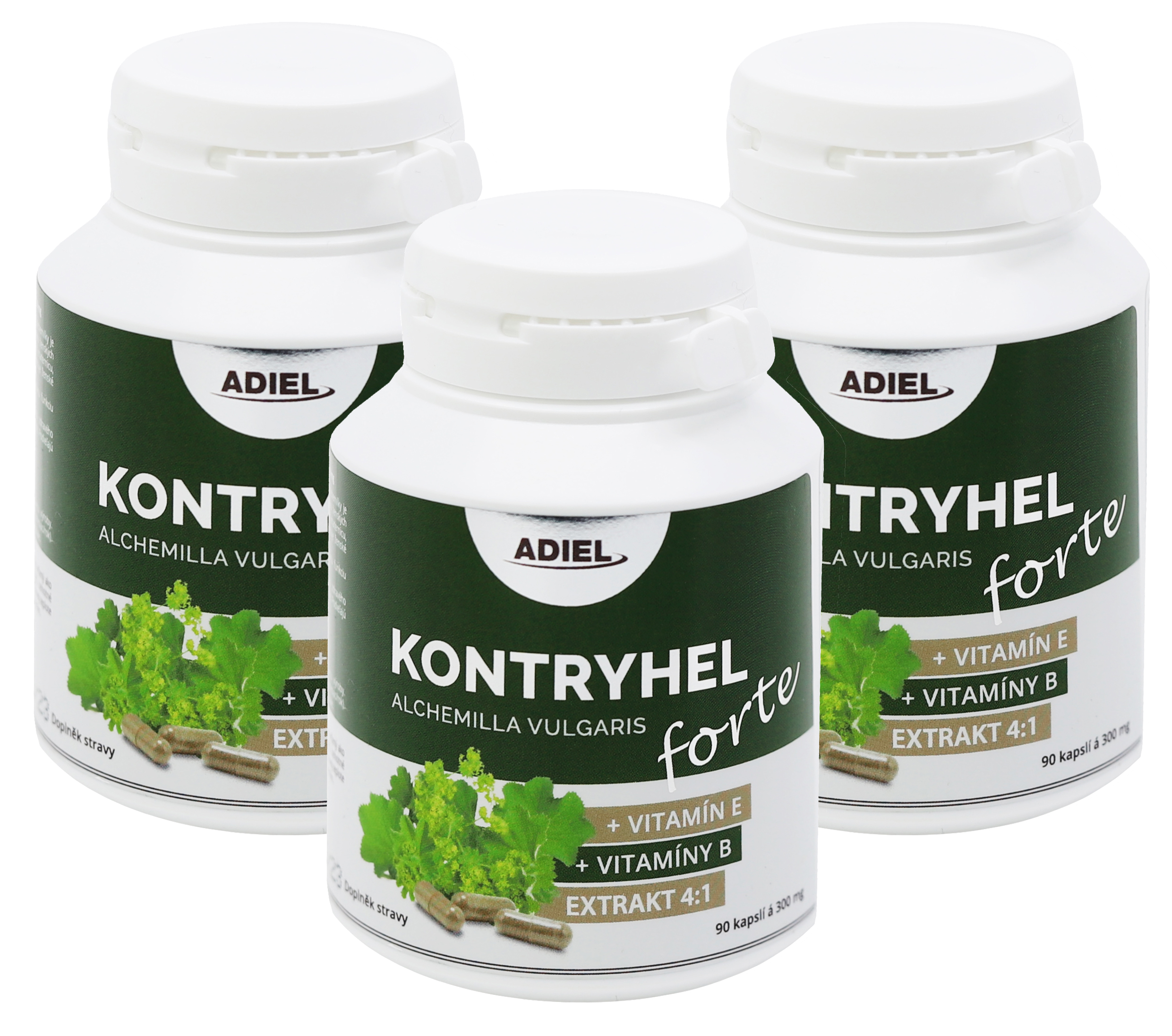 ADIEL Kontryhel FORTE extrakt 90 kapslí 3 balení: 3x90 kapslí ADIEL Kontryhel FORTE extrakt 90 kapslí 3 balení: 3x90 kapslí