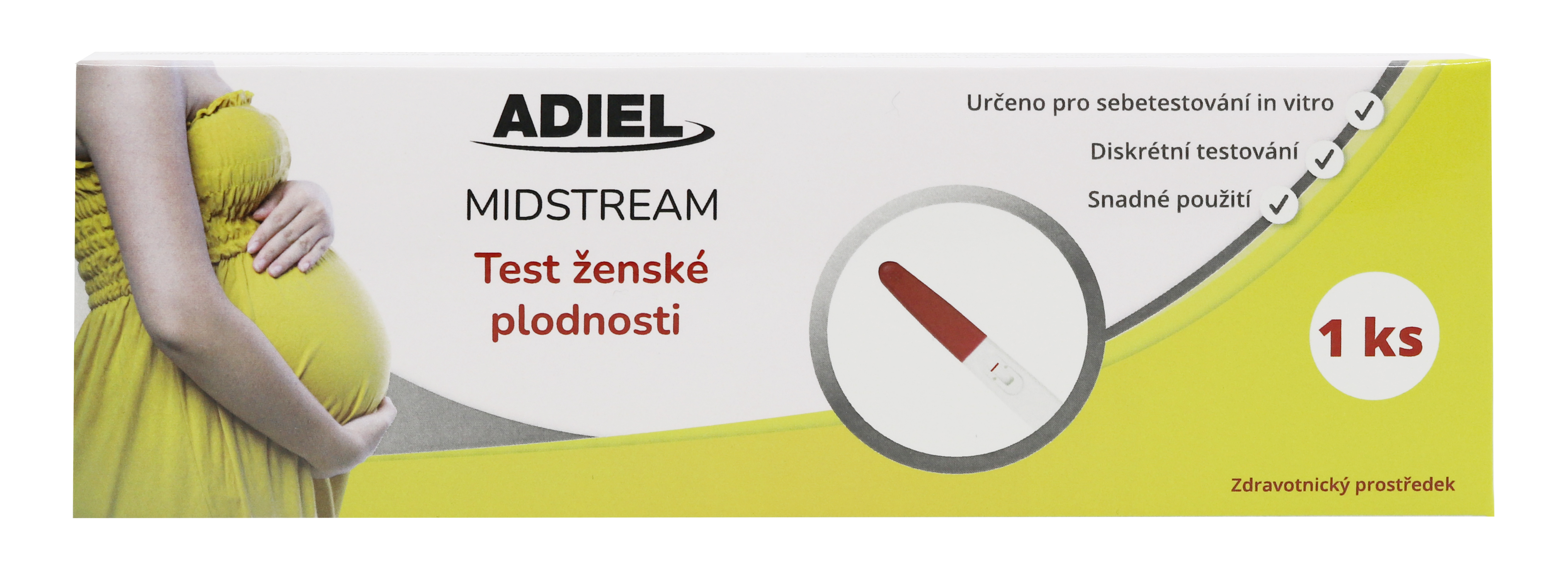 Levně ADIEL Test ženské plodnosti, 1ks