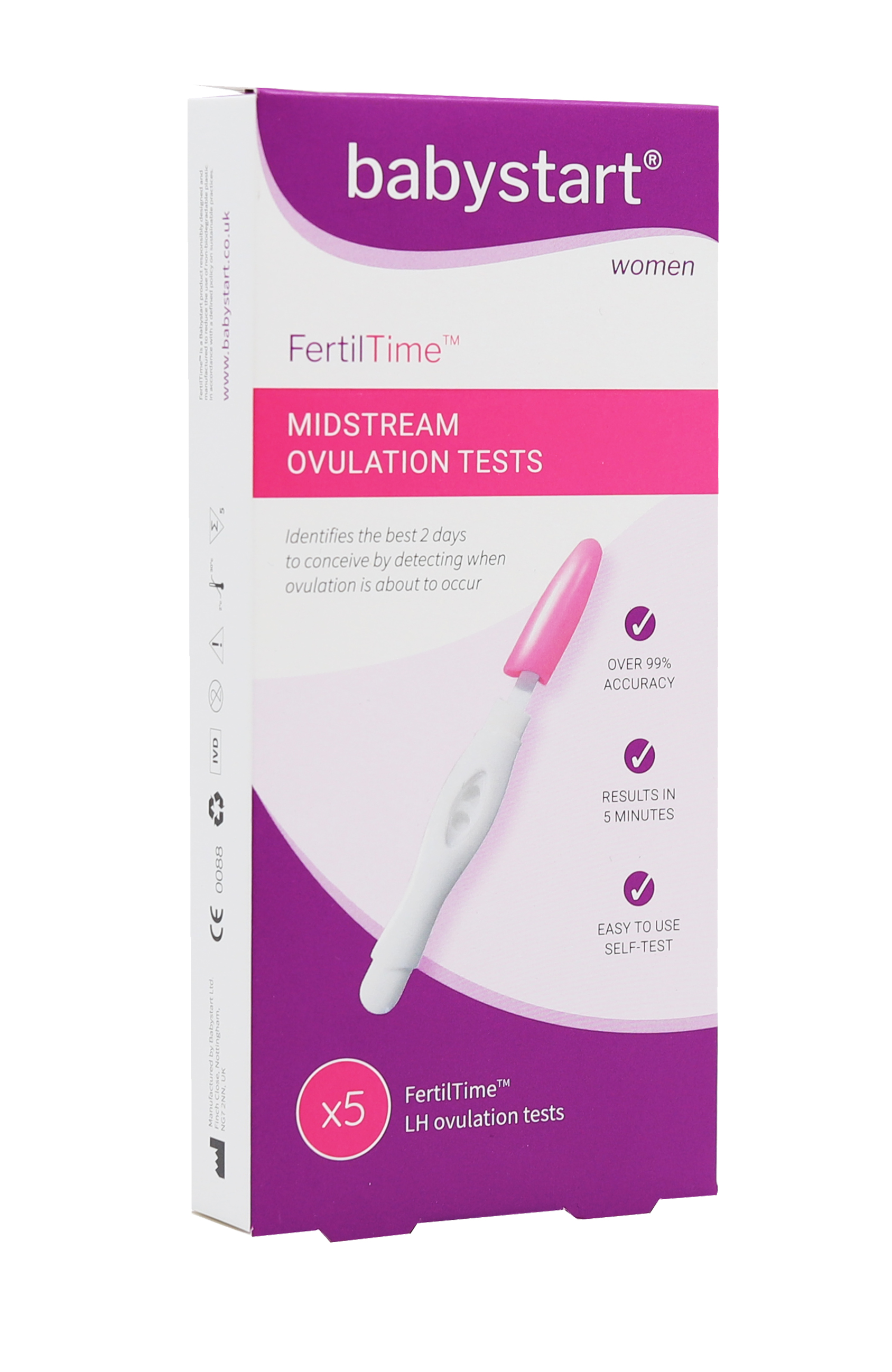 Levně Babystart FertilTime ovulační test 5 ks