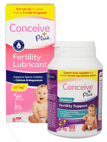 Levně Sasmar Conceive Plus sada PRO ŽENU – Women 60 cps., lubrikační gel 8x4MG