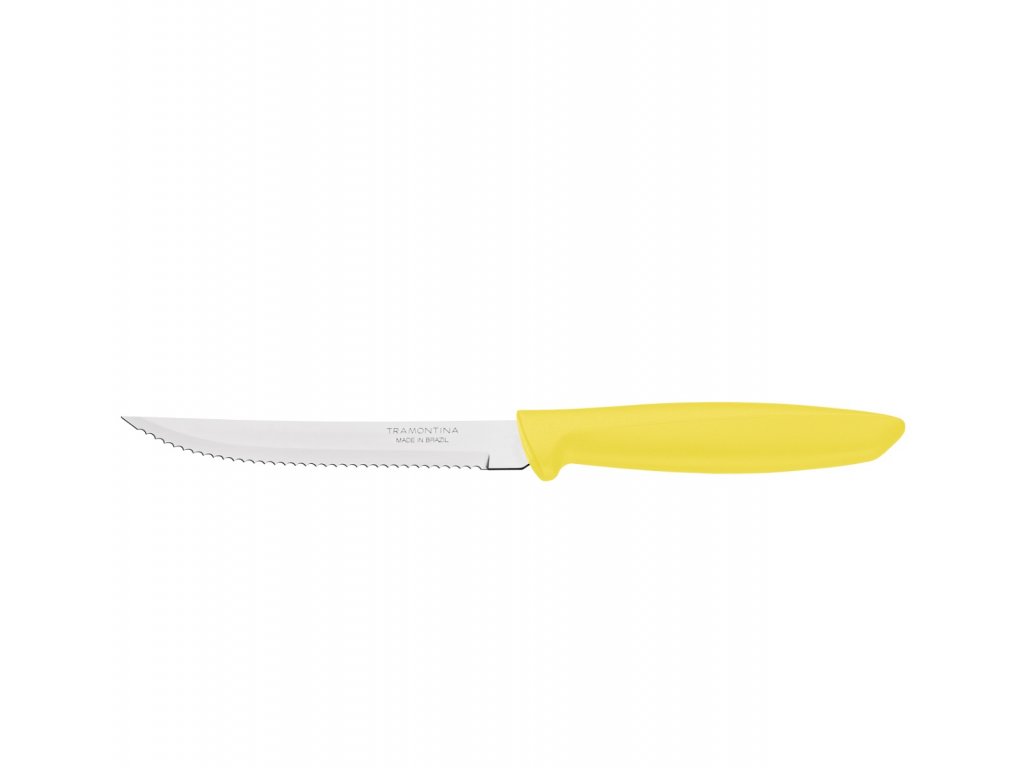 Steakový nôž Tramontina Plenus 12,5cm - žltý