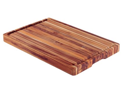 doska na krajanie s jamkou teak 60x40x4,5 cm tramontina otelo sk