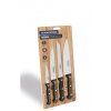 Set kuchynských nožov Tramontina Polywood 4ks - hnedý