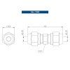 609 3 linearna spojka matica 3 8 3 8 easy
