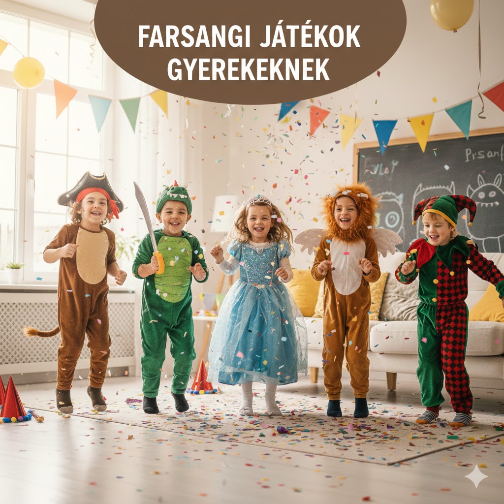 Farsangi játékok gyerekeknek