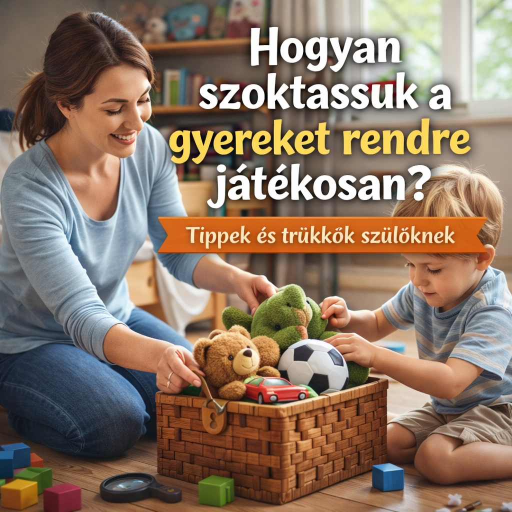 Hogyan szoktassuk a gyereket rendre játékosan? – Praktikus megoldások szülőknek