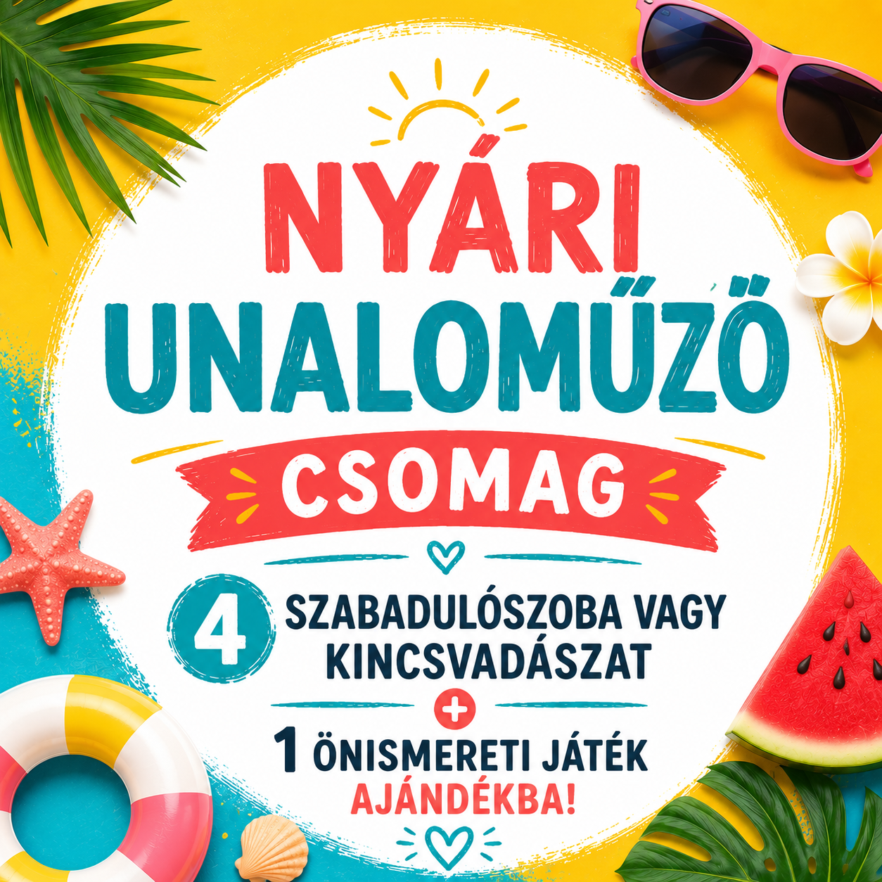 Nyári unaloműző csomag