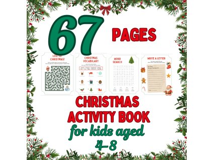 67 activity pages for kids aged 4-8