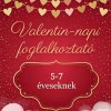 Valentin napi foglalkoztató gyerekeknek
