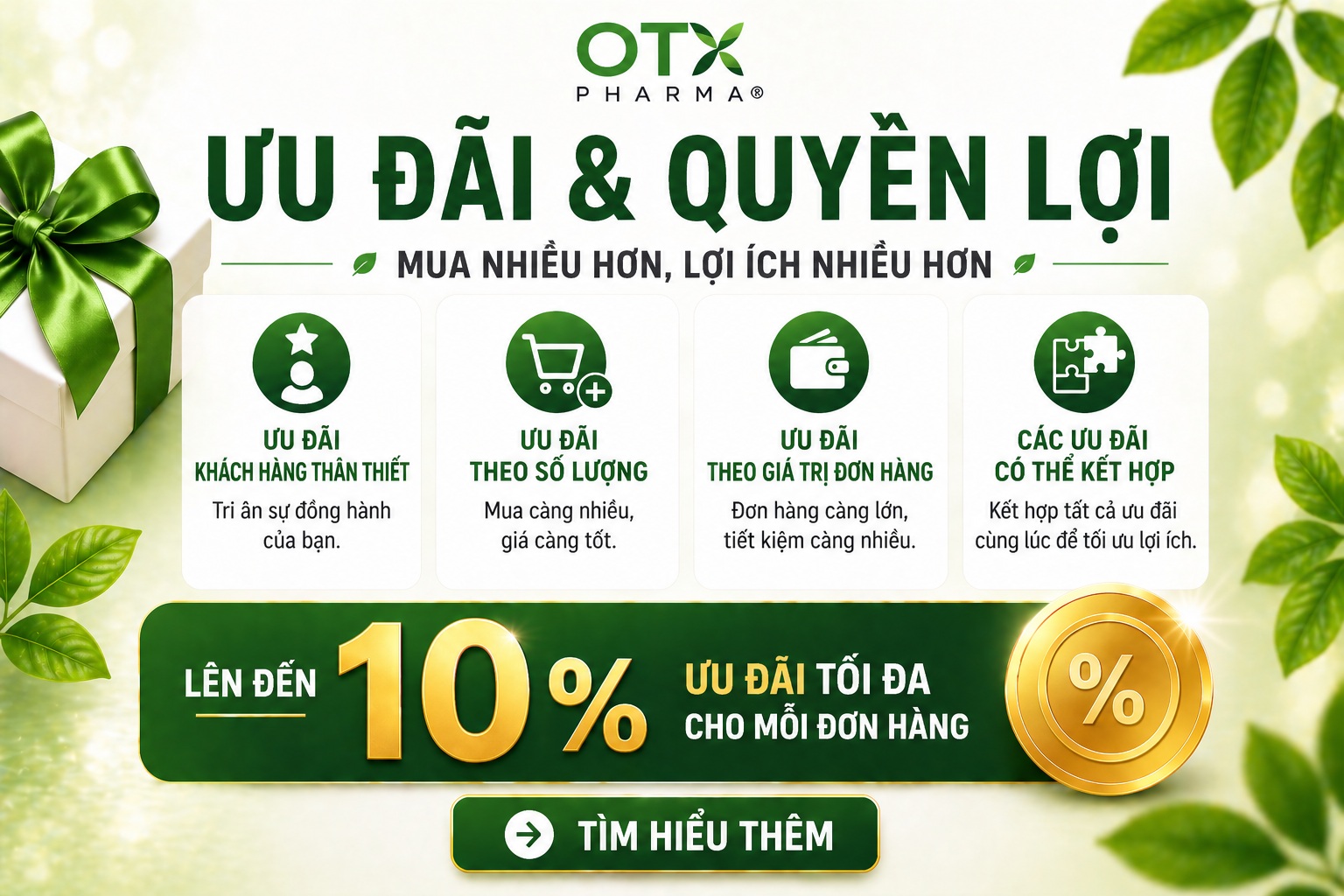 Lợi ích và ưu đãi OTX Pharma®