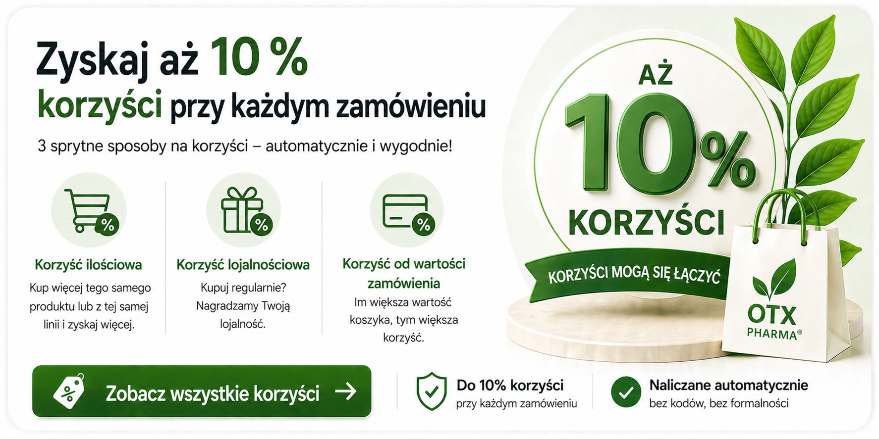 Korzyści i Bonusy OTX Pharma®