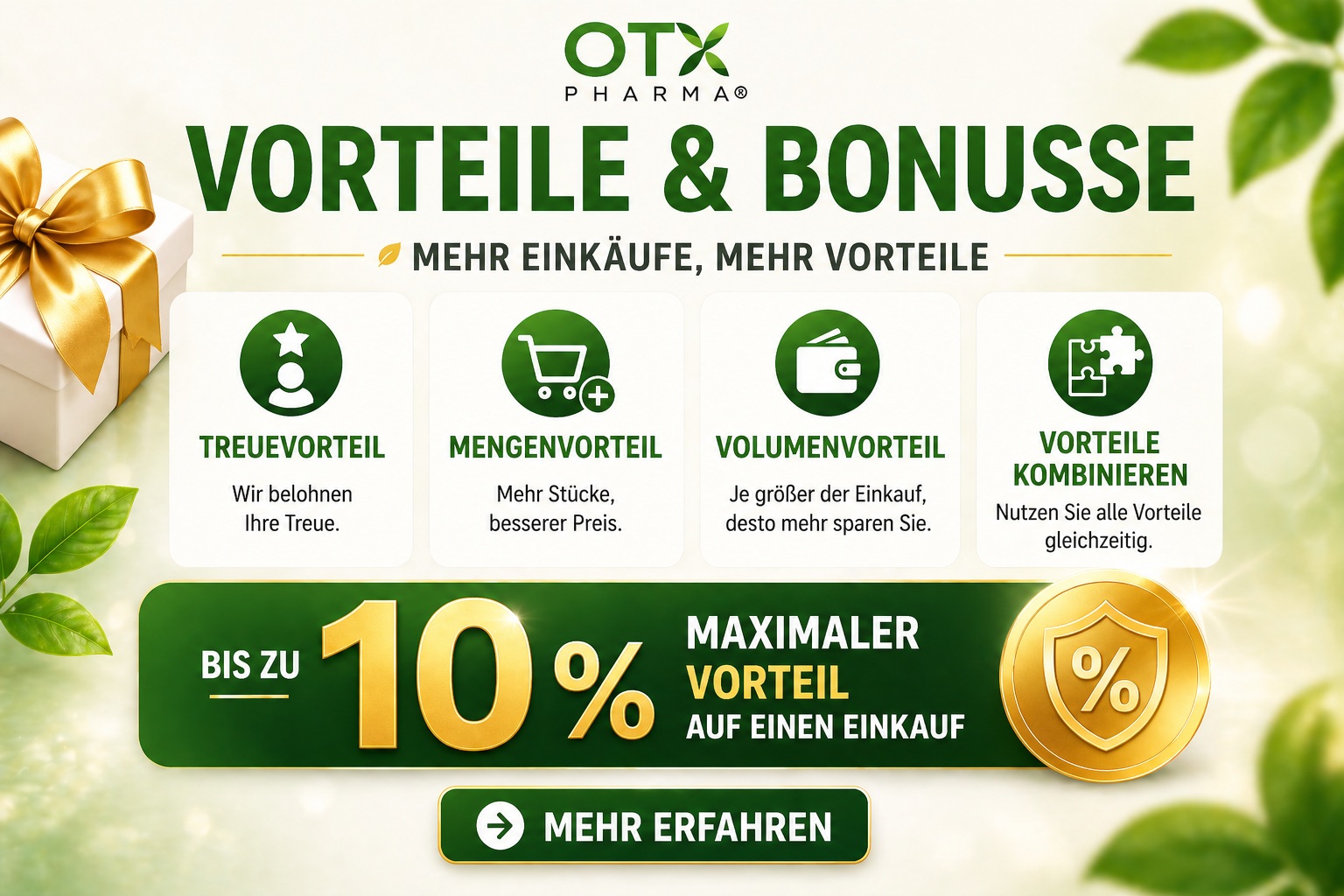 Ihre Vorteile bei OTX Pharma®
