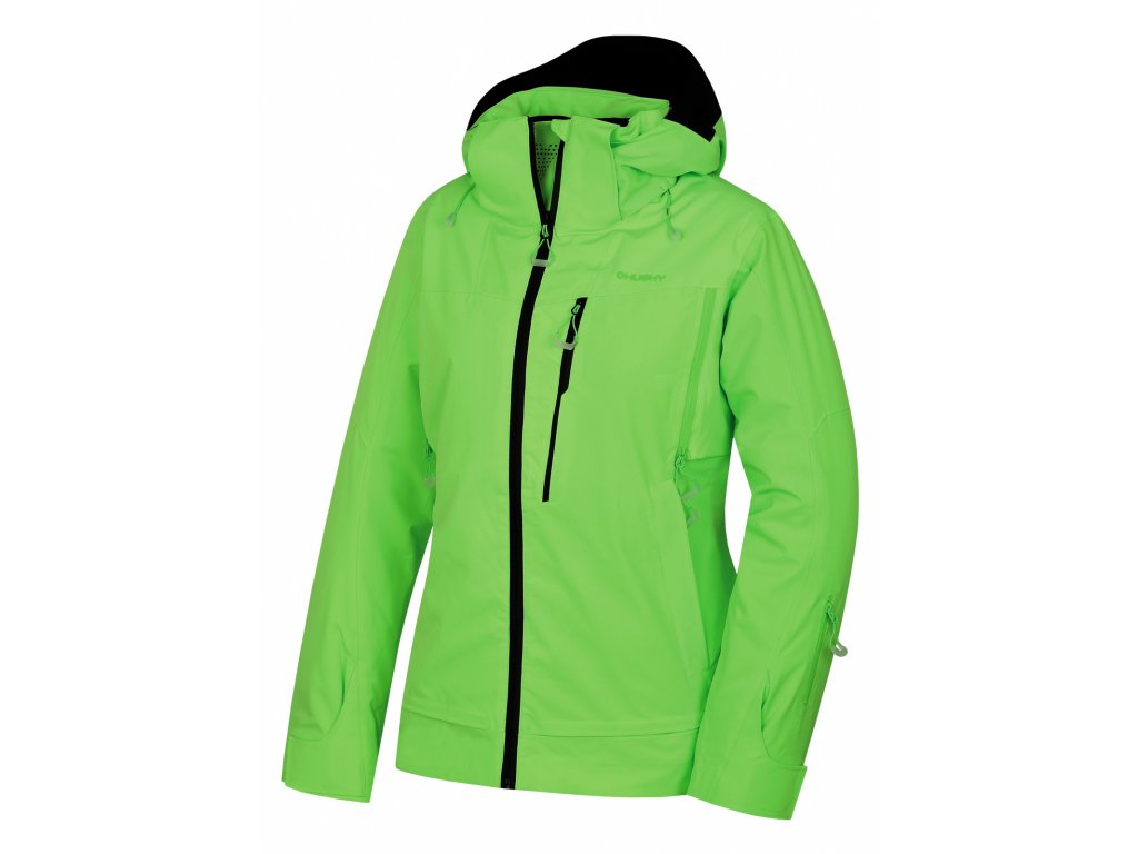 Husky Dámská lyžařská bunda Montry neonově zelená