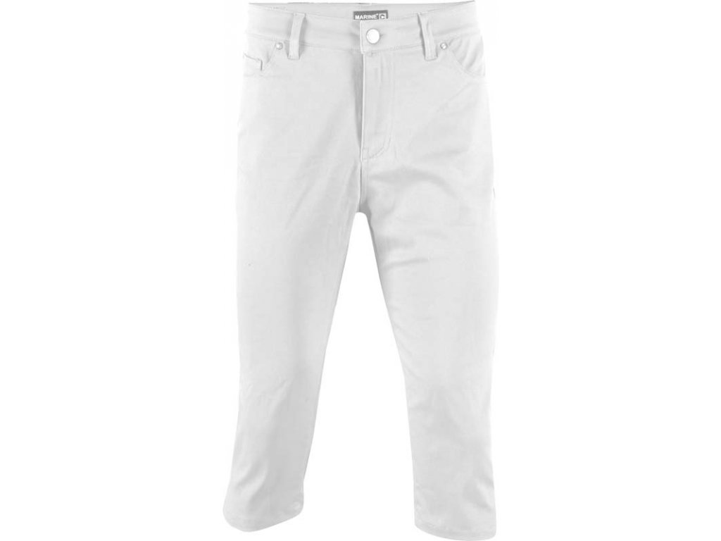 2117 MARINE - dámské 3/4 kalhoty (jersey - spandex), bílá