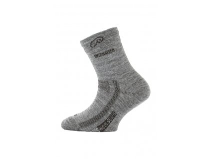 Lasting dětské merino ponožky TJS šedé