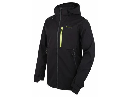 Husky Pánská softshell bunda Sauri black