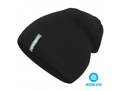 Husky Pánská merino čepice Merhat 3 černá