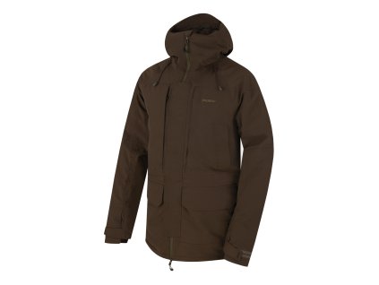 Husky Pánská hardshell bunda Nigalo deep khaki