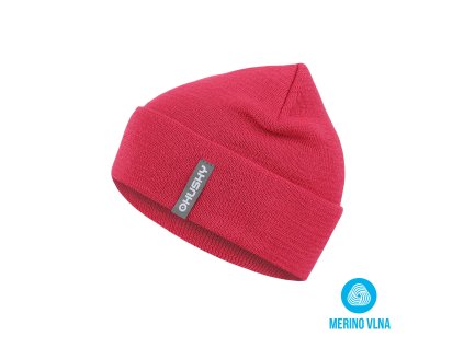 Husky Dětská merino čepice Merhat 6 pink