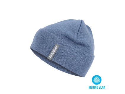 Husky Dětská merino čepice Merhat 6 blue