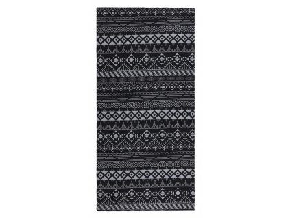 Husky multifunkční šátek Printemp grey triangle stripes