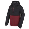 Husky Pánská outdoor bunda Nabbi black/bordo